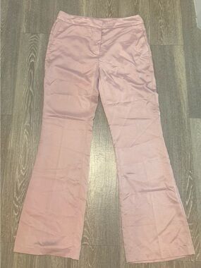Zara Light Pink Satin Trousers